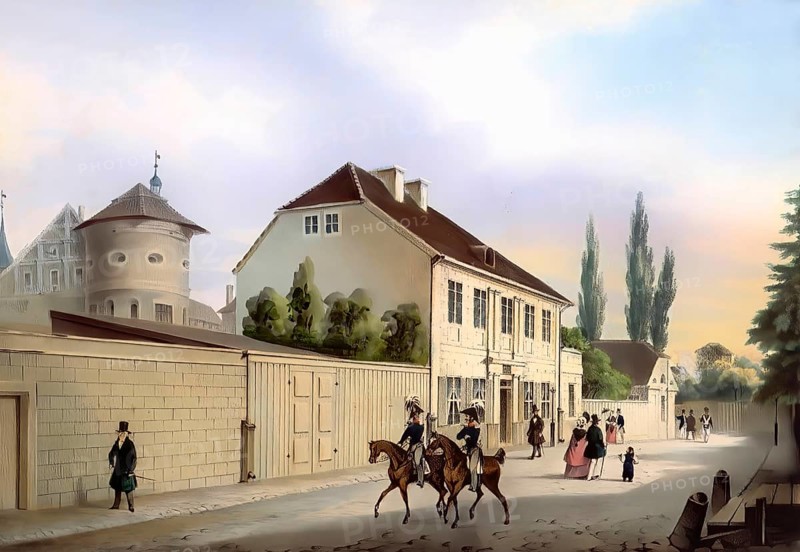 Immanuel Kant's house in Königsberg, now Kaliningrad, Russia