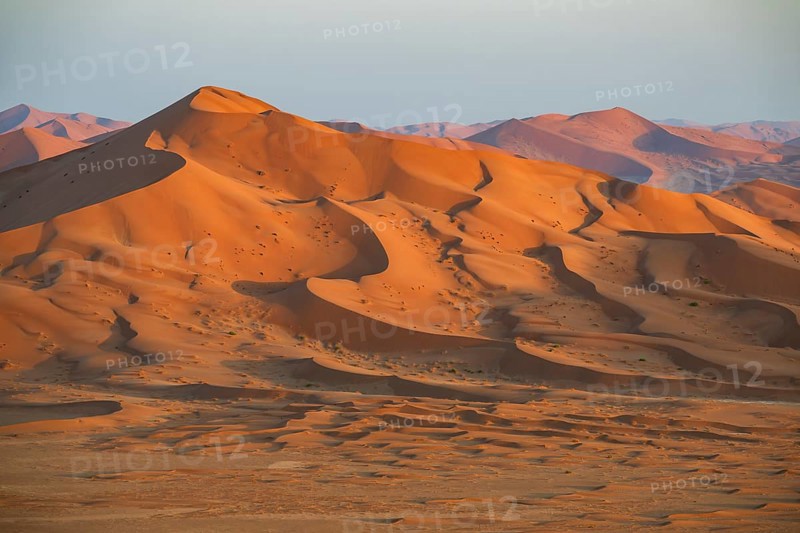 Sand dunes in the Rub Al Khali desert, the world's largest sand desert, Empty Quarter, Oman