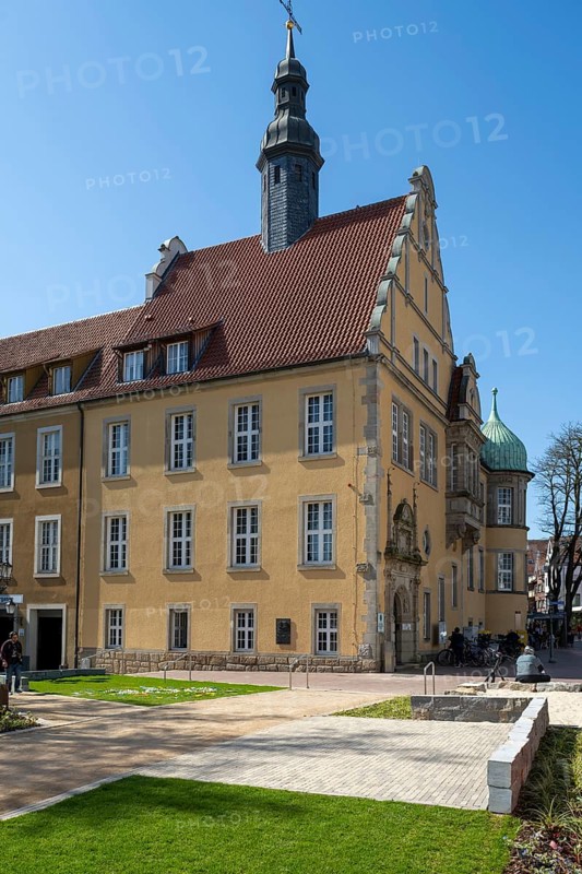 Former district court, monument, Berliner Platz, Gütersloh, Westphalia, North Rhine-Westphalia, Germany