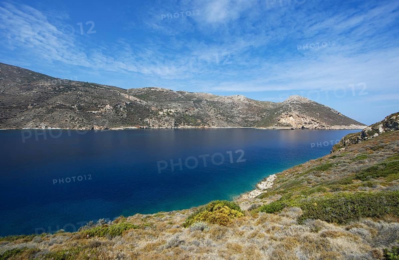 Coast of the Mani on the Laconian Gulf near Porto Kagio, Laconia, Peloponnese, Greece