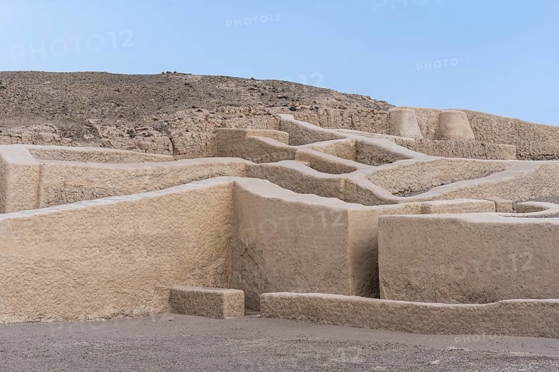 Adobe pyramids at Cahuachi, Cahuachi ceremonial center, Nazca, Peru