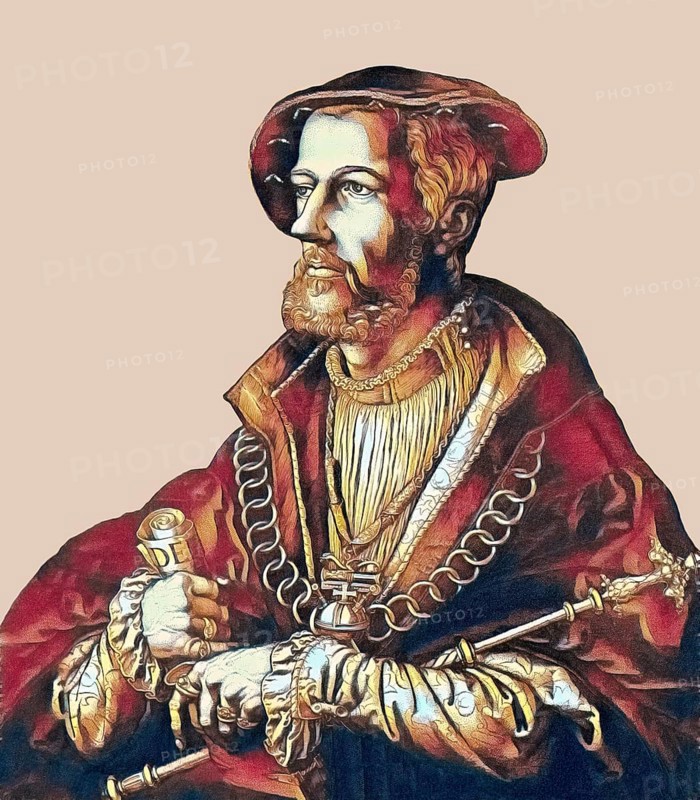 Jan van Leiden, or Jan Beuckelszoon oder Beukelszoon, 1509 – 1536, Anabaptist King of Münster, digitally edited