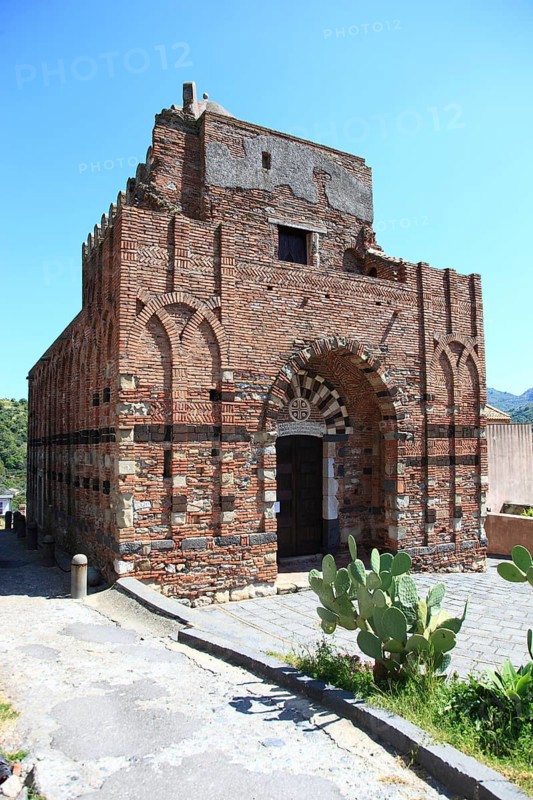 Church of Santi Pietro e Paolo d Agro is a Norman building near Casalvecchio Siculo, Peter and Paul Church, Sicily, Italy