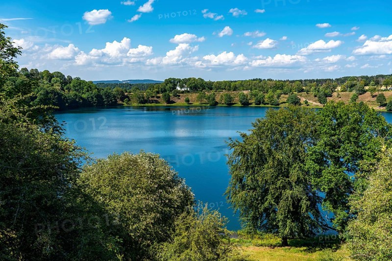 Weinfelder Maar, Vulkaneifel, Vulkansee, Eifel, Rhineland-Palatinate, Germany