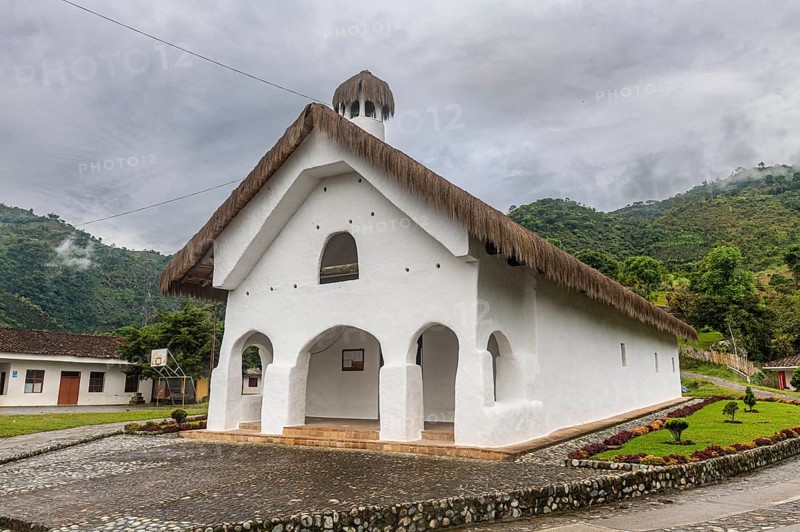 Traditional church San Andres de Pisimbala, Unesco world heritage site, Tierradentro, Colombia