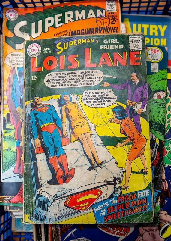Front cover Superman's girlfriend Lois Lane, DC National Comics number 82 April 1968