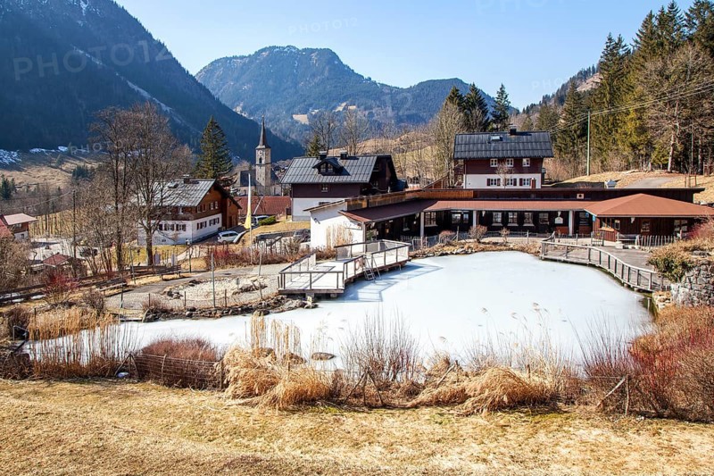 Spa and Kneipp garden, Prinze Gumpe, Hinterstein, Bad Hindelang, Oberallgäu, Allgäu, Bavaria, Germany
