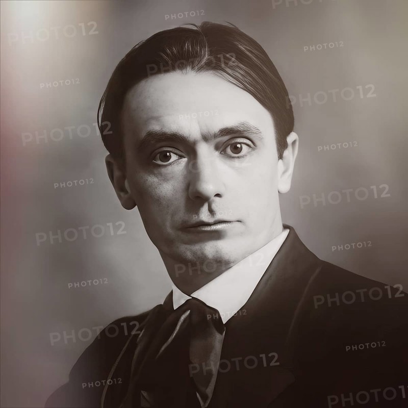 Rudolf Joseph Lorenz Steiner, 1861 – 1925, Austrian occultist, social reformer, architect, esotericist claimed clairvoyant, digitally edited