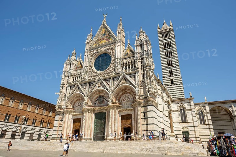 Cathedral of Siena, Cattedrale di Santa Maria Assunta, main church of the city of Siena, Tuscany, Italy