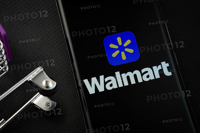 Dhaka, Bangladesh - 15 July 2025: The logo of the Walmart is displayed on a smartphone screen