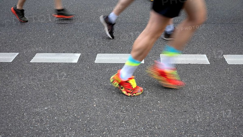 Athletics, running, runners, marathon, asphalt, Stuttgart Run 2024, Stuttgart, Baden-Württemberg, Germany