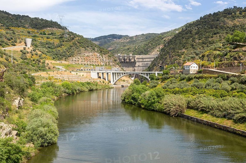 Barragem do Tua, Foz Tua hydroelectricity dam, Tua, Alto Douro, Portugal, Europe