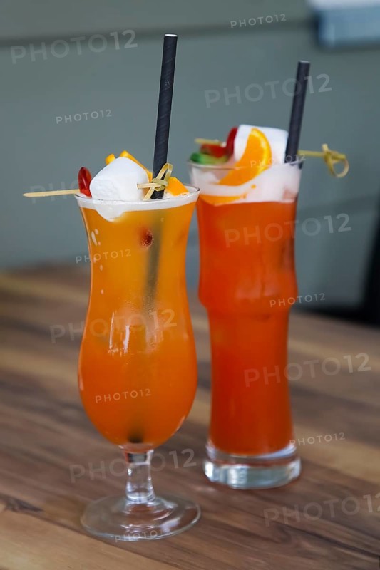 Rübli Restaurant, Restaurant, Bar, Dining restaurant, Swabian cuisine, Food and drink, Fruit, Non-alcoholic cocktails, Tubes, Straws, Marshmallow, Sparkling sugar, Freiberg am Neckar, Baden-Württemberg, Germany