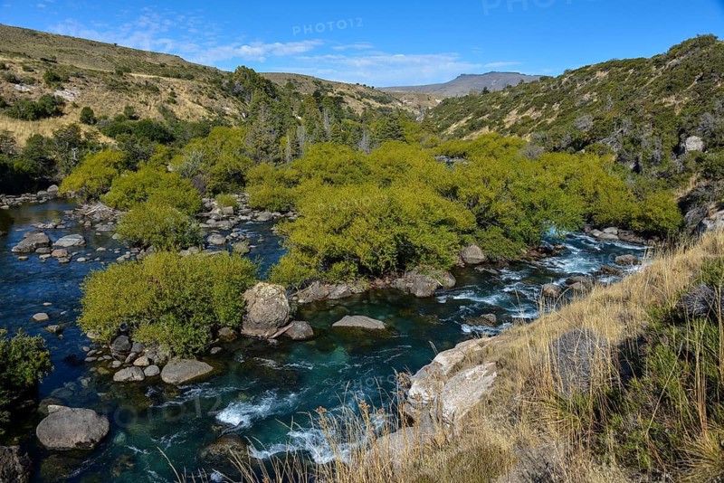 The Chimehuin River in Patagonia, Neuquen, Argentina