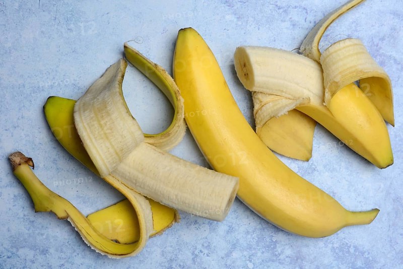 Opened bananas, Musa