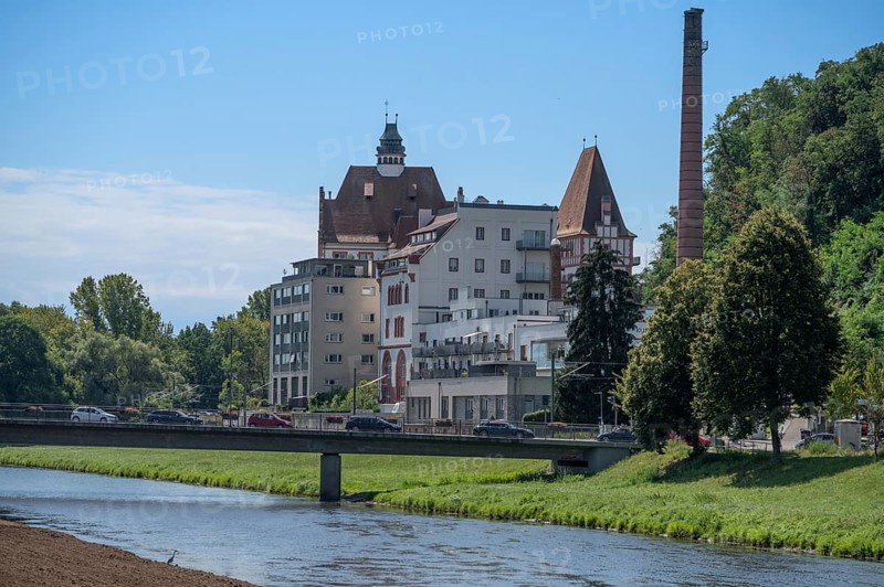 Former Riegel brewery, produced from 1834 to 2003, Großherzog-Leopold-Platz 2, Riegel am Kaiserstuhl, Baden-Württemberg, Germany