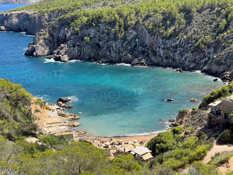 Cala d'en Serra Bay, Ibiza, Balearic Islands, Spain
