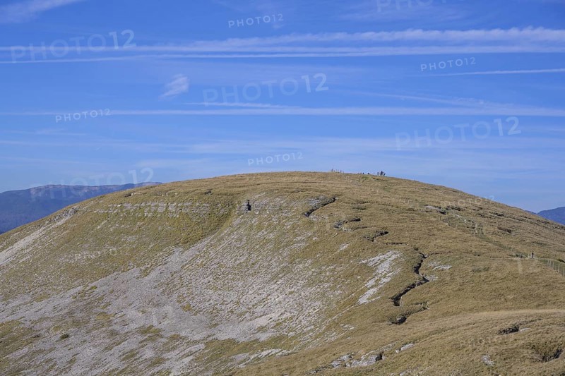 Trenches from the 1st World War, circular hike Monte Fior, Foza, province of Vicenza, Italy