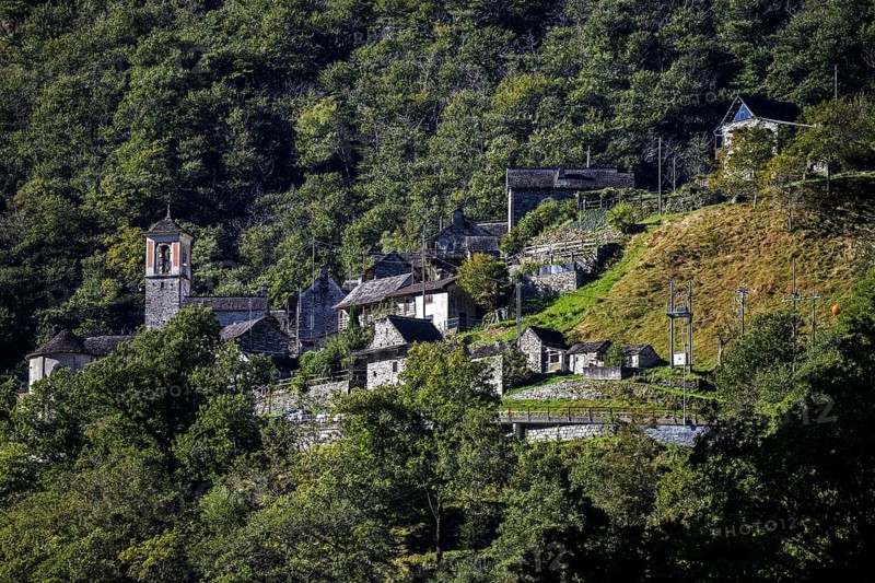Corippo, Verzasca Valley, Vale Verzasca, Canton Ticino, Switzerland