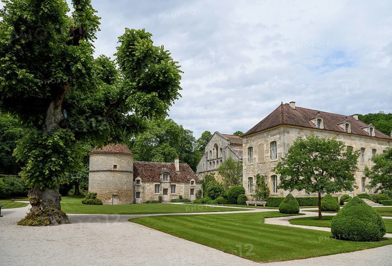 Fontenay Cistercian Abbey, Unesco World Heritage Site, Cote d'Or, Burgundy, France