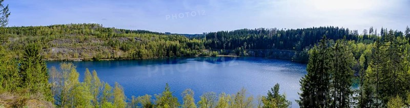 Lehesten Slate Park, industrial monument, technical monument, former slate quarry, Staatsbruch nature reserve, near Lehesten, Thuringian Slate Mountains, Thuringia, Germany