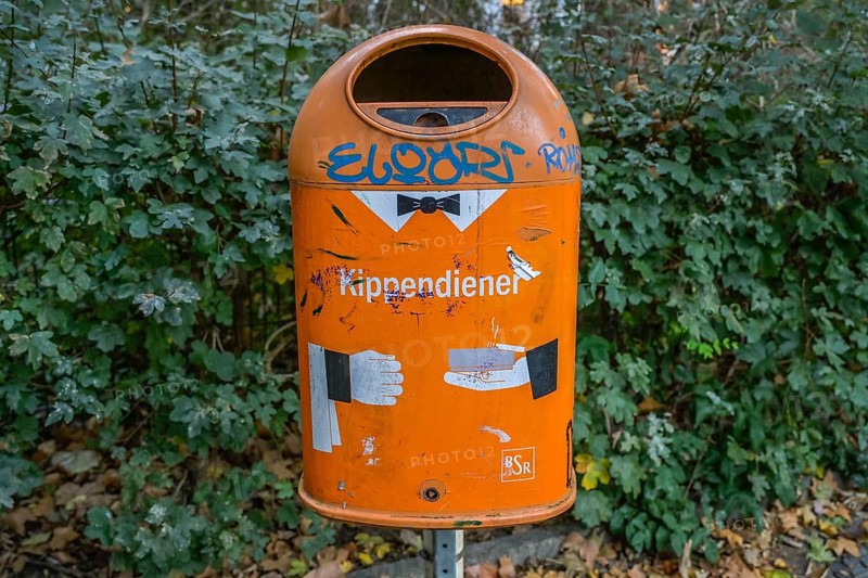 Waste bin, BSR, Berlin, Germany