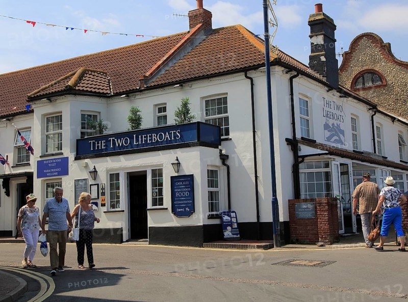 The Two Lifeboats pub, Sheringham, Norfolk, England, UK