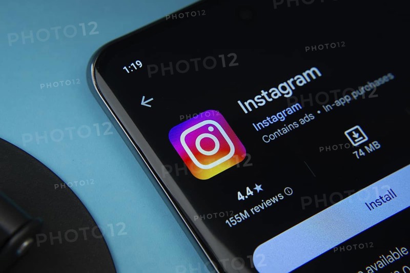 Dhaka, Bangladesh- 17 March 2025: The instagram app from Google Playstore is displayed on a smartphone screen