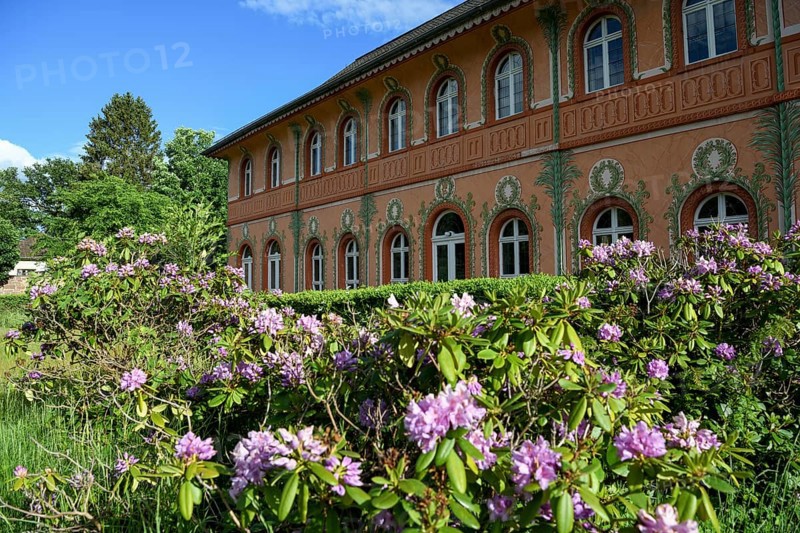 Pheasant Castle in the Pheasant Garden, Karlsruhe, Baden-Württemberg, Germany