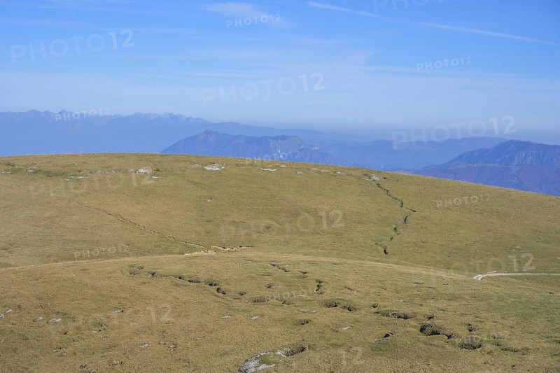 Trenches from the 1st World War, summit of Monte Fior, Foza, province of Vicenza, Italy