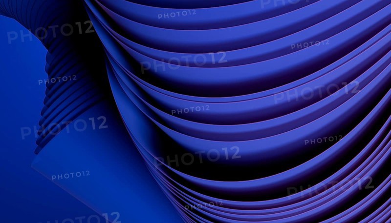 Dynamic abstract 3D image featuring flowing dark blue wave patterns and fluid curves, creating a sense of motion and depth. Perfect for modern backgrounds or digital designs