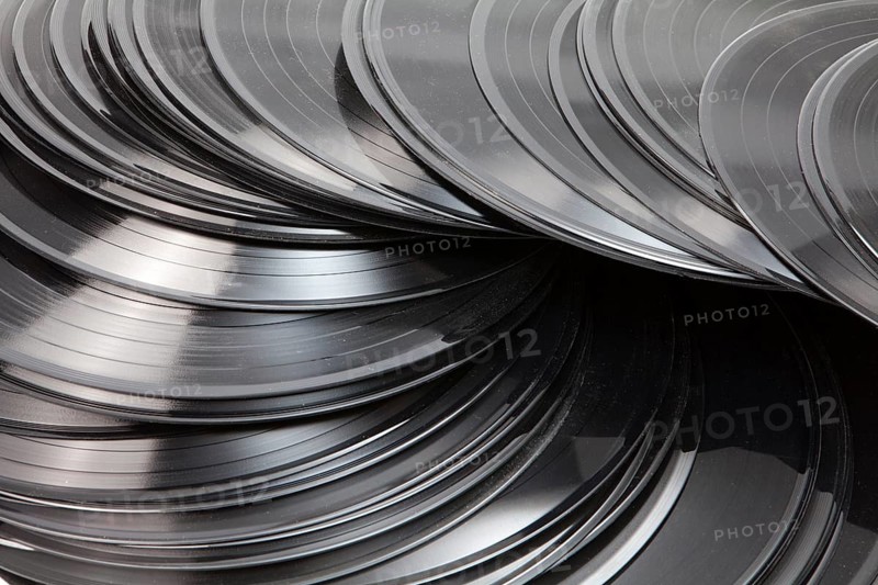 Old vinyl records
