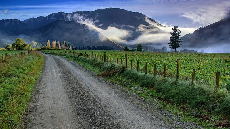 New Zealand, landscape, South Island, Owens Valley, valley, New Zealand