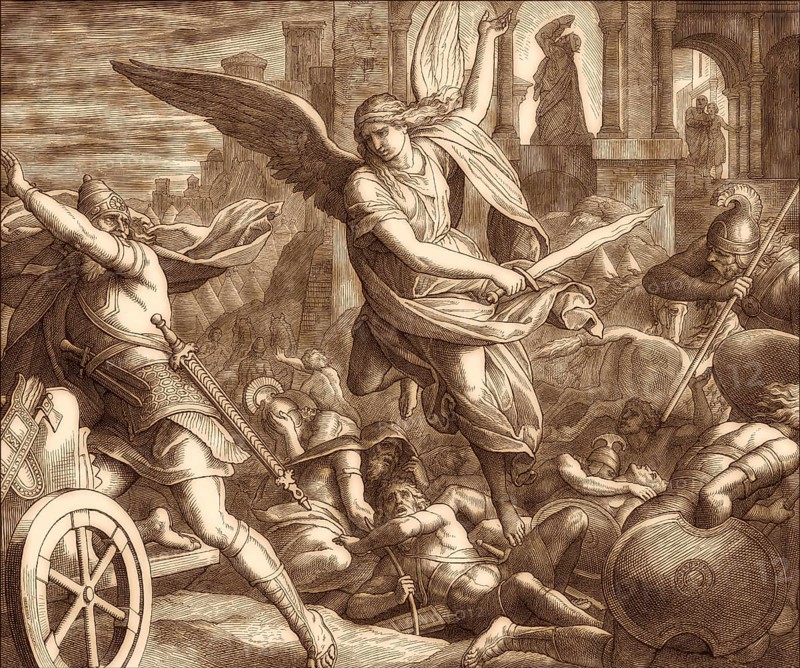 Jerusalem Delivered from Sennacherib, Old Testament, by Julius Schnorr von Carolsfeld