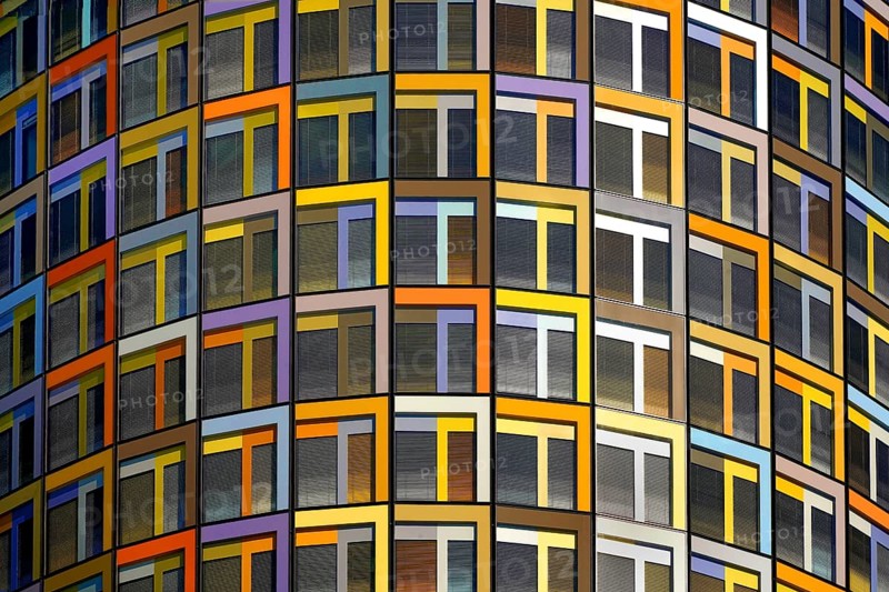ADAC, building, architecture, colorful, Munich, futuristic, Germany, Europe, Federal Republic of Germany