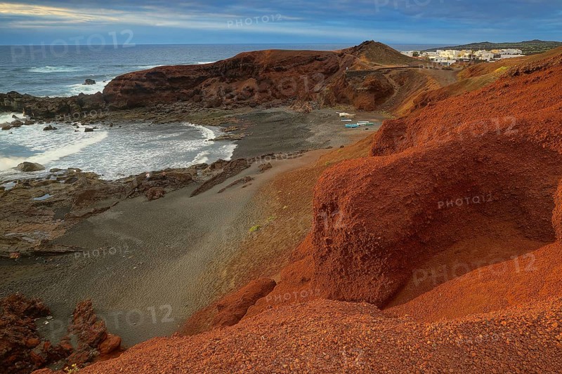 Canary Islands, Lanzarote, El Golfo, Lanzarote, Canary Islands, Spain