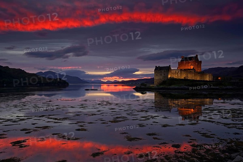 Castle Eilean Donan in Scotland, Scotland, United Kingdom