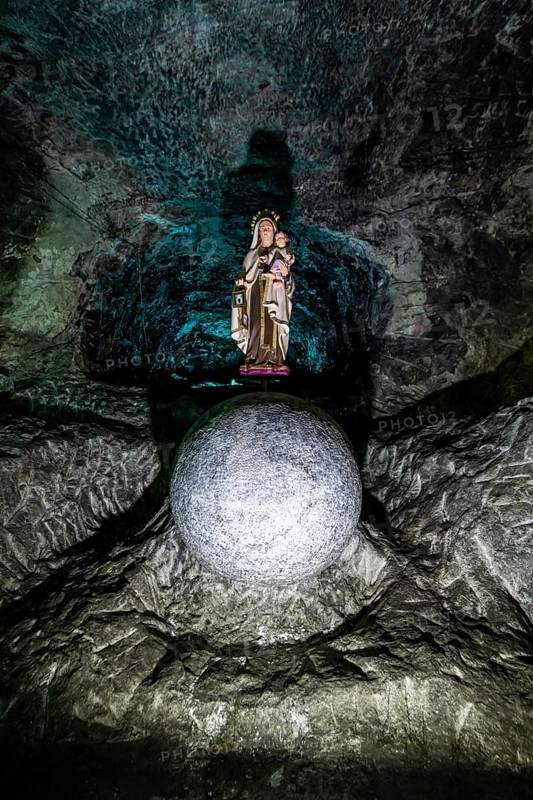 Salt mine of Nemocon, Colombia