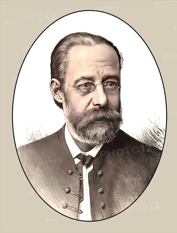 Bedrich Smetana, 1824 – 1884, Czech composer, digital edited according to illustration by Jan Vilímek