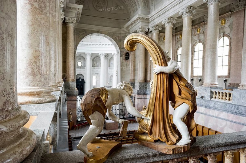 Interior view, St Blasien Cathedral, St. Blasien, Black Forest, Southern Black Forest, Baden-Württemberg, Germany