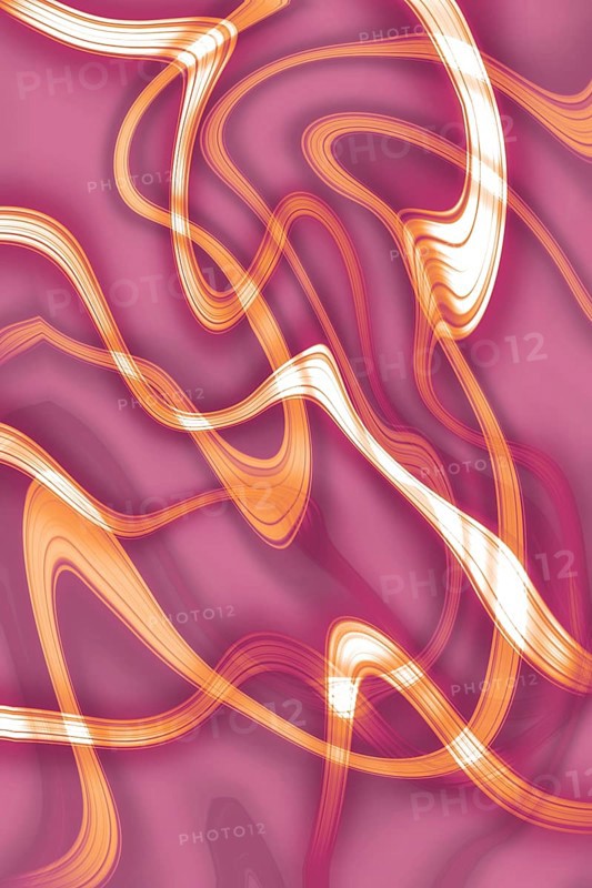Dynamic abstract design with flowing wavy lines in soft pink and orange tones. Modern and vibrant, the image conveys energy and movement, ideal for backgrounds or creative projects
