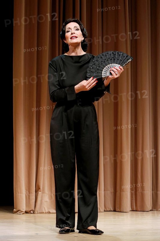 Katja Weitzenböck as Maria Callas at the photo rehearsal for Meisterklasse at the Komödie am Kurfürstendamm, Berlin, 11/09/2024