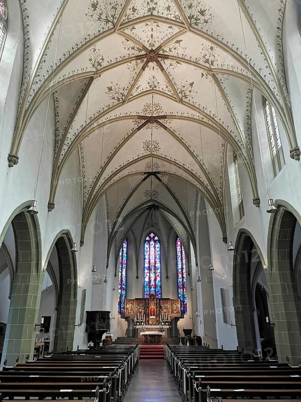 St. Bonifatius, a former free-world ladies' convent with a collegiate church in Freckenhorst, Warendorf district, North Rhine-Westphalia, Germany