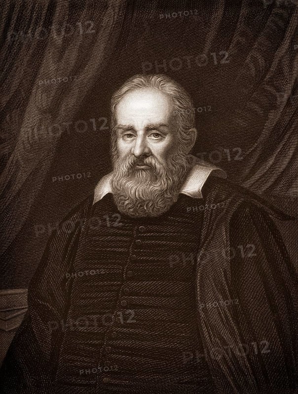 Galileo Galilei, 1564 - 1642, an Italian philosopher, mathematician, physicist and astronomer, Galileo Galilei, 1564 - 1642, ein italienischer Philosoph, Mathematiker, Physiker und Astronom
