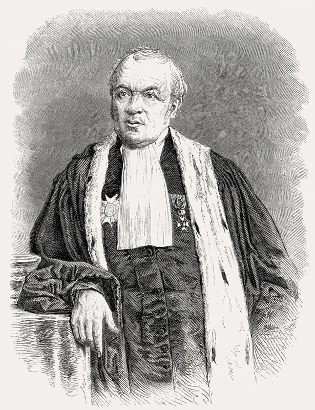Gustave Louis Adolphe Victor Aristide Charles Chaix d'Est-Ange, 1800-1876, a French lawyer and politician