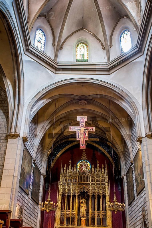 The iglesia de San Jaime, church of saint james, Gothic Quarter, old city, barcelona, spain