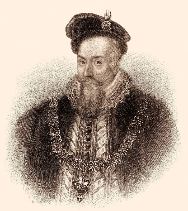 Robert Dudley, 1. Earl of Leicester, 1532-1588, englischer Adliger und enger Freund von Elisabeth I.
