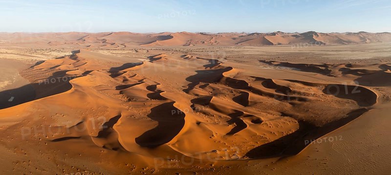 Aerial view of sand dunes in the Namib Desert, Namib Naukluft Park, Namibia