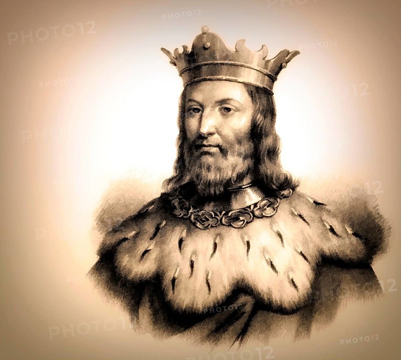 Clovis, Chlodovechus, Chlodwig I., Chlodowech, 466-511, King of the Franks of the Merovingian dynasty, digitally edited