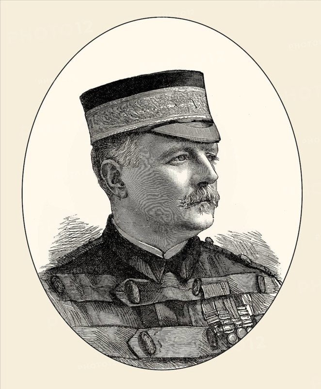 Lieutenant-General Sir Herbert Taylor MacPherson, 1827 – 1886, Commander of the Indian Contingent During the Recent Campaign in Egypt, From British Battles on Land and Sea, by James Grant